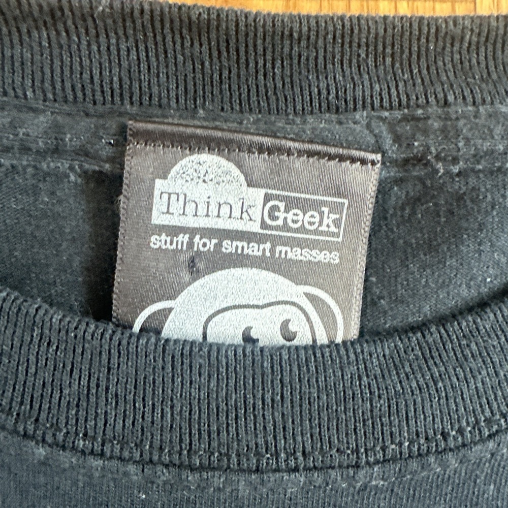 VTG ThinkGeek GameStop Store Promo Hand Gesture Computer T-Shirt Size XL‎ RARE - Picture 3 of 6